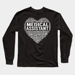 Medical Assistant Heart Long Sleeve T-Shirt